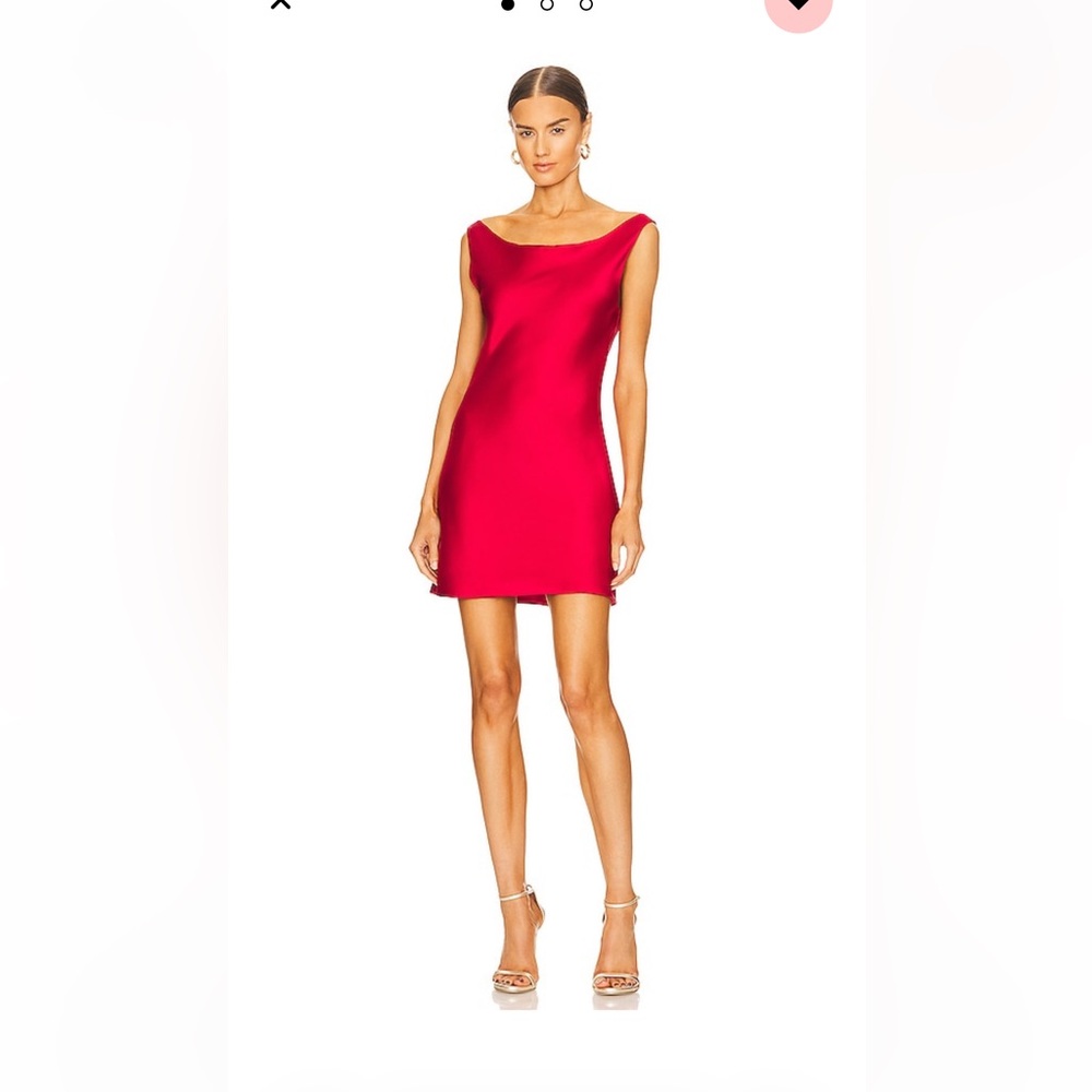 Norma Kamali Vibrant Red Mini Dress